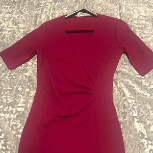 F21 3/4 sleeve bodycon dress